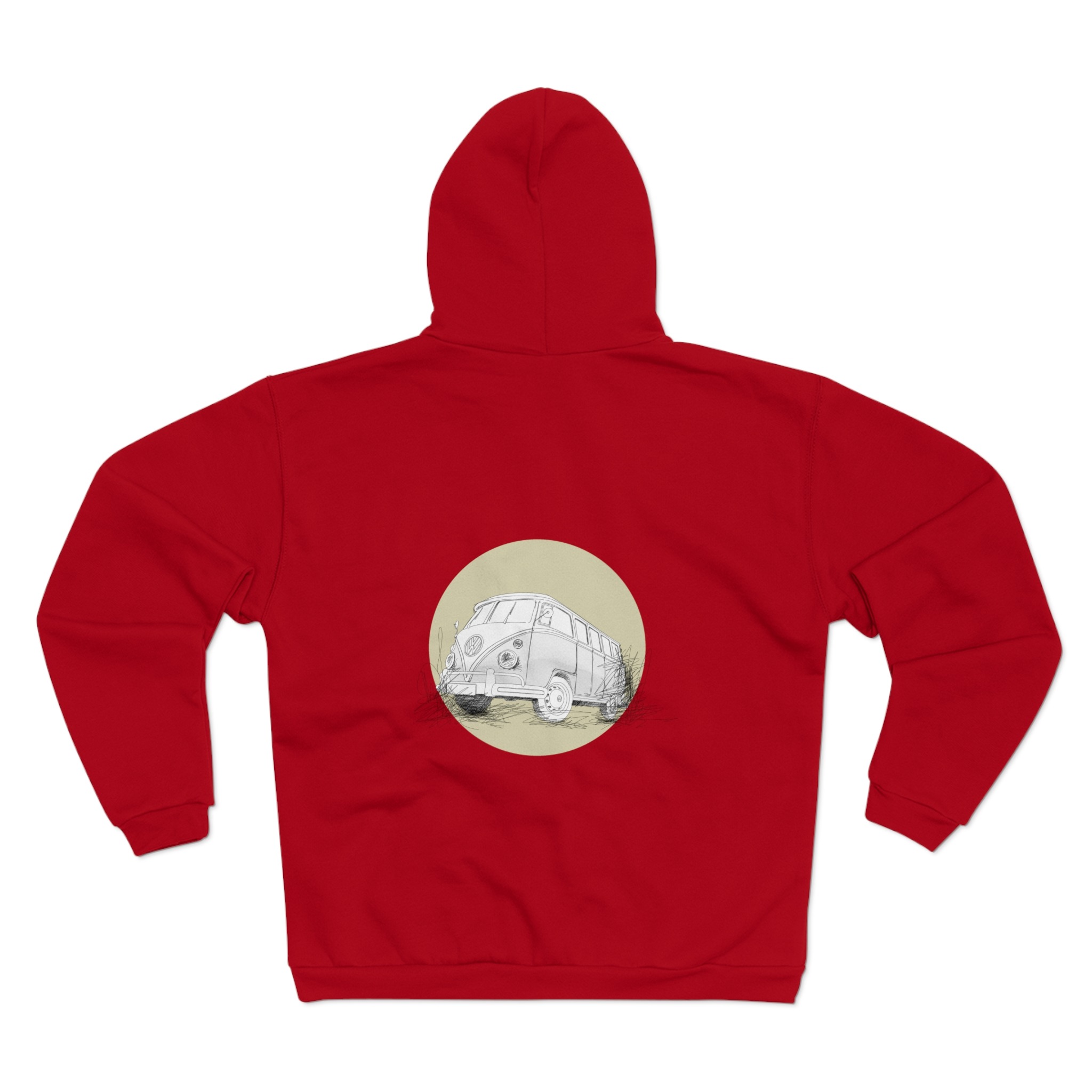 Hoodie mit klassischem VW Bulli T1 für Camping und Vanlife