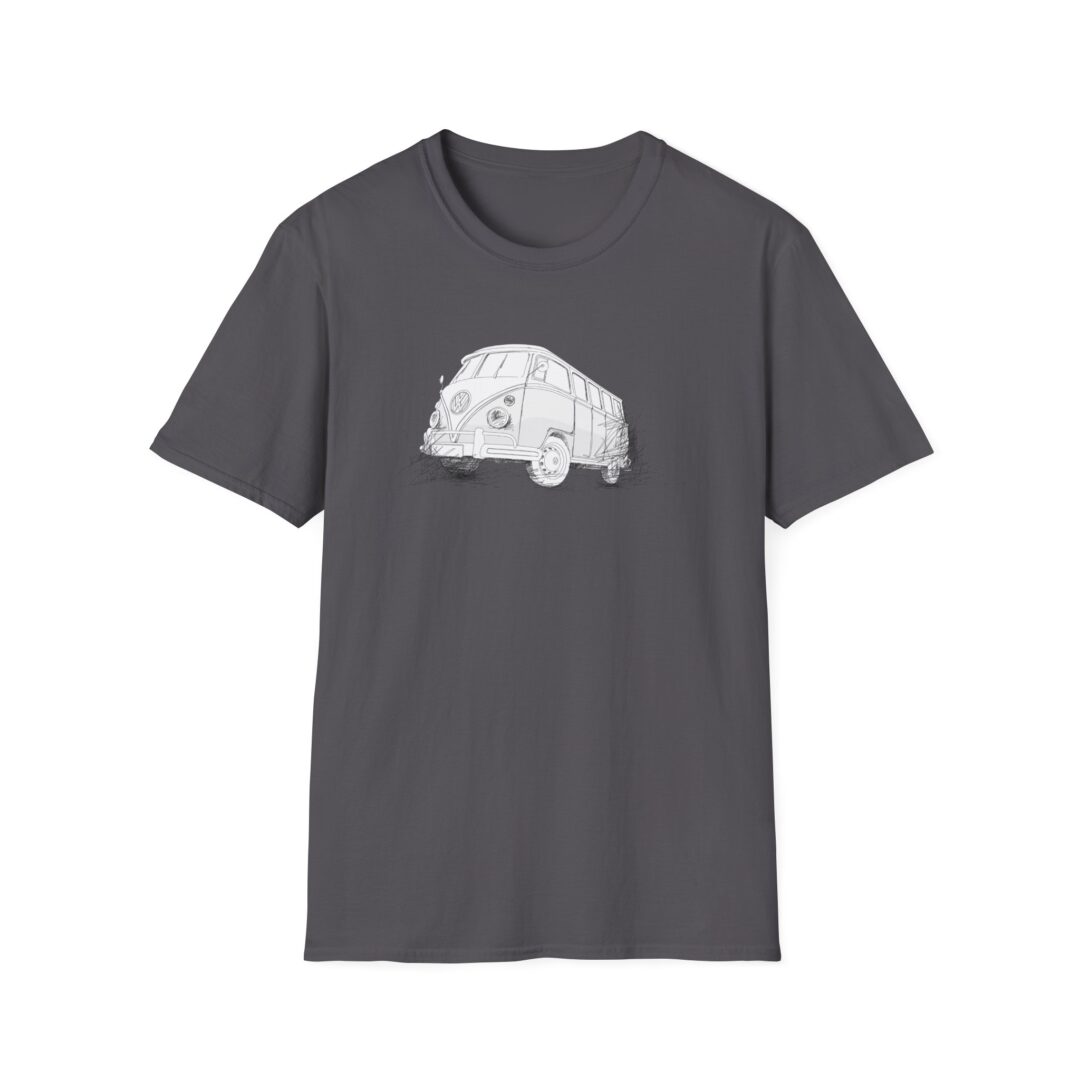 Shirt mit meiner Handzeichnung von VW Bulli T1 für Dein Camping oder Roadtrip Abenteuer