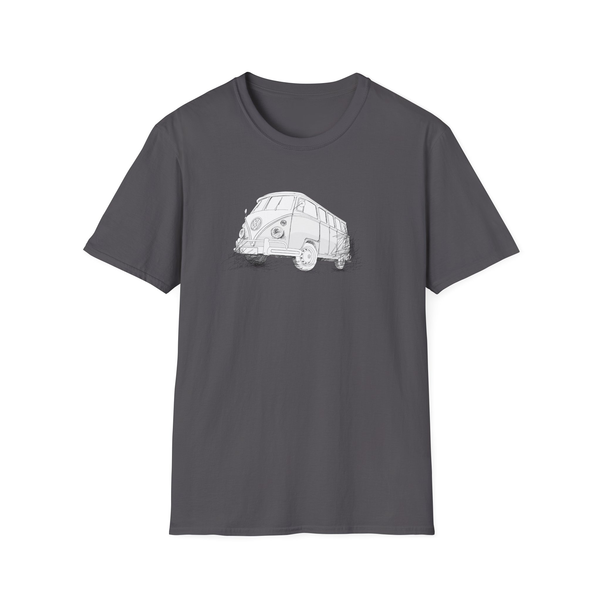 Shirt mit meiner Handzeichnung von VW Bulli T1 für Dein Camping oder Roadtrip Abenteuer