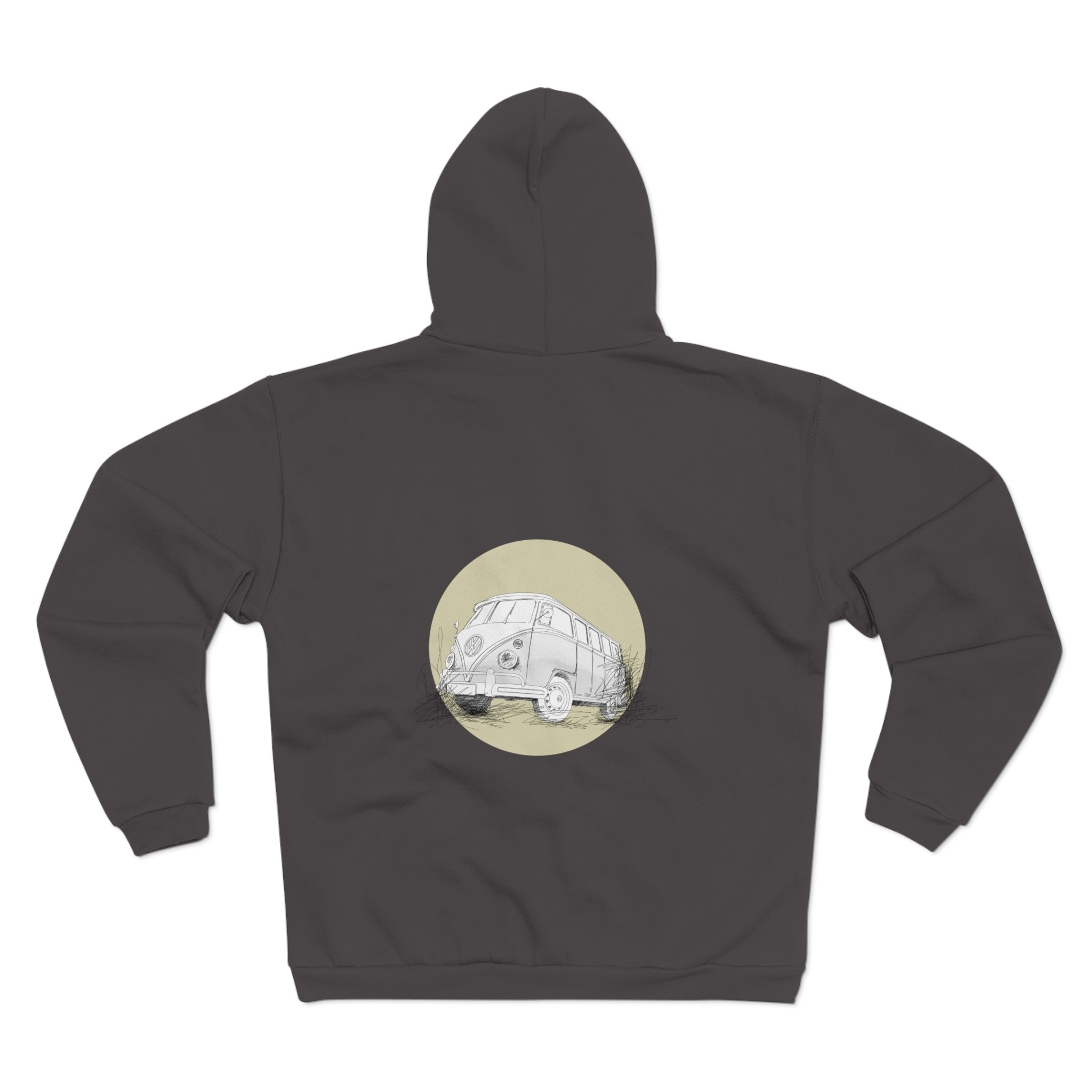 Hoodie mit klassischem VW Bulli T1 für Camping und Vanlife