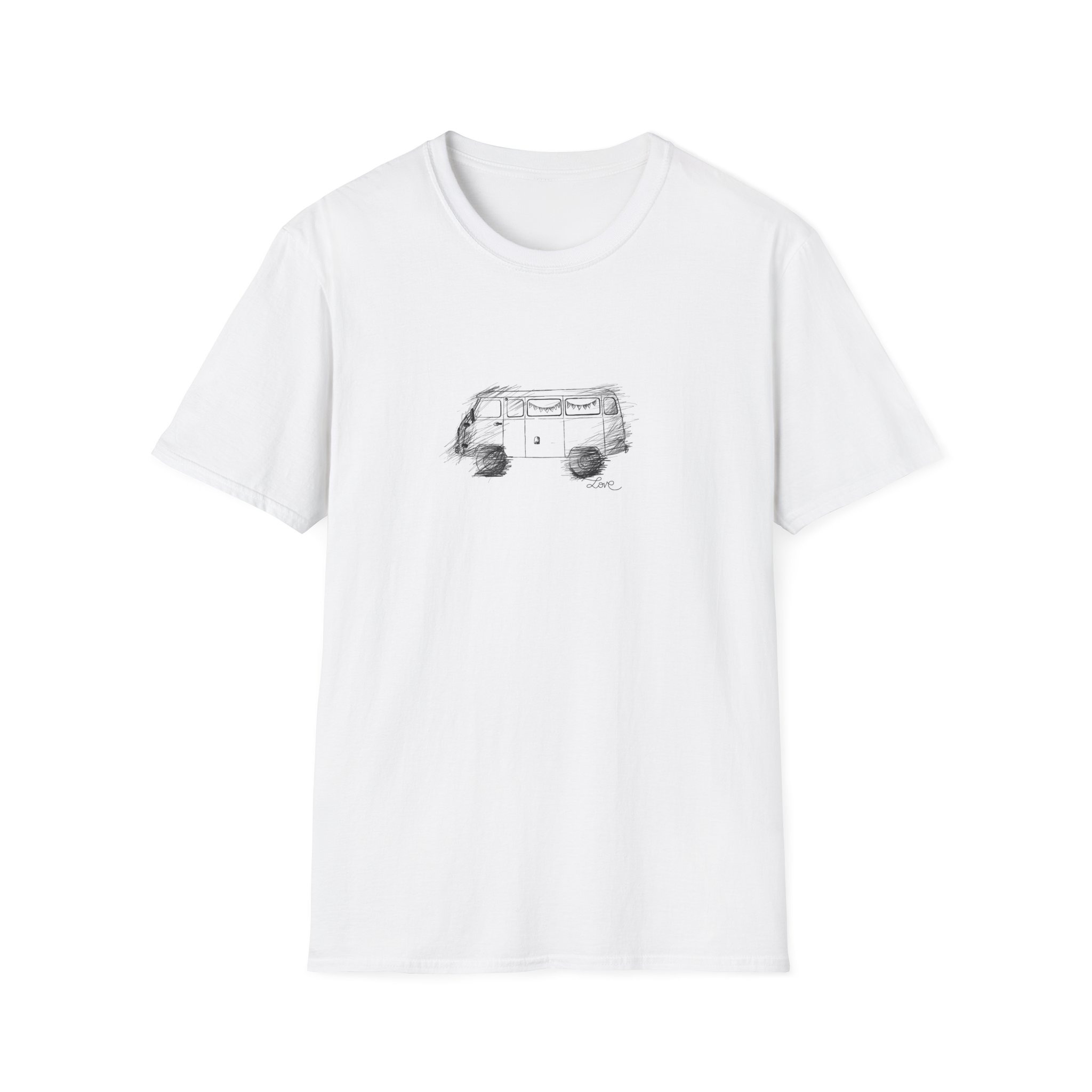 Cooles Shirt mit Handzeichnung UAZ Buchanka