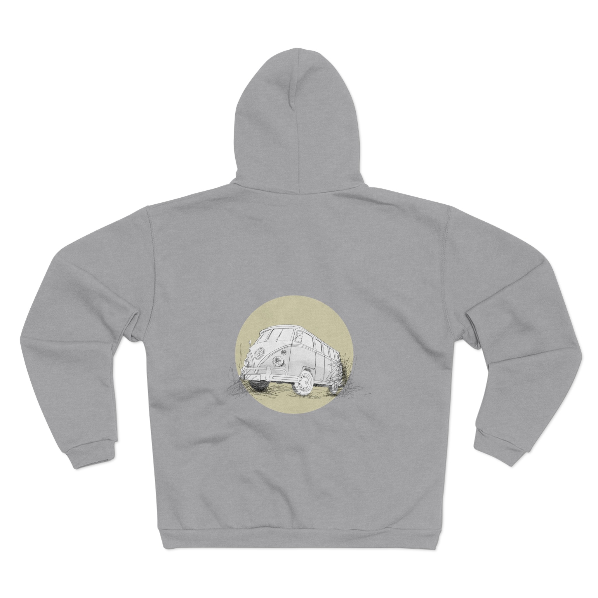 Hoodie mit klassischem VW Bulli T1 für Camping und Vanlife