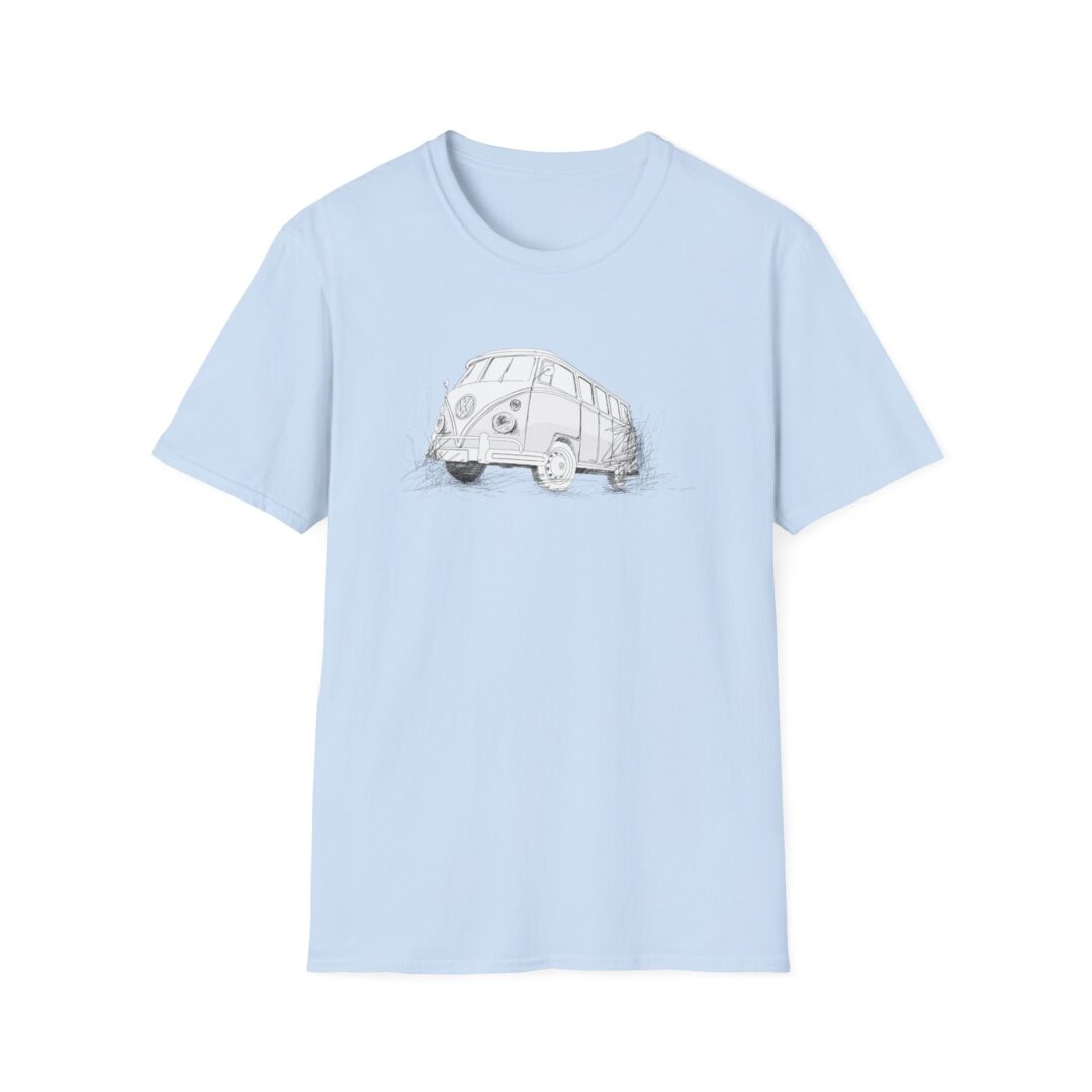 Shirt mit meiner Handzeichnung von VW Bulli T1 für Dein Camping oder Roadtrip Abenteuer