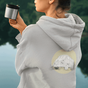 Hoodie mit klassischem VW Bulli T1 für Camping und Vanlife