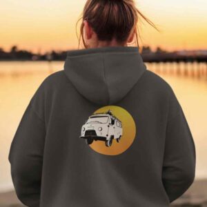 UAZ Buchannka als Hoodie für Deinen Roadtrip und Camping Trip