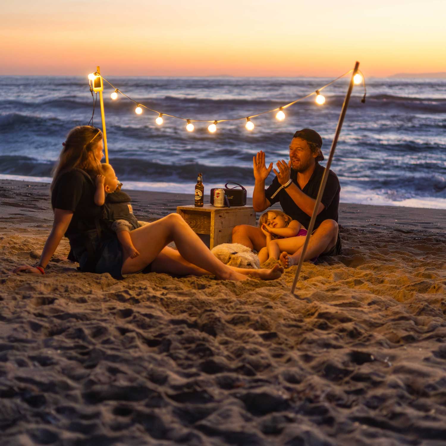 Retro Lichterkette für Camping & Vanlife Gemütlichkeit mit 3 Metern