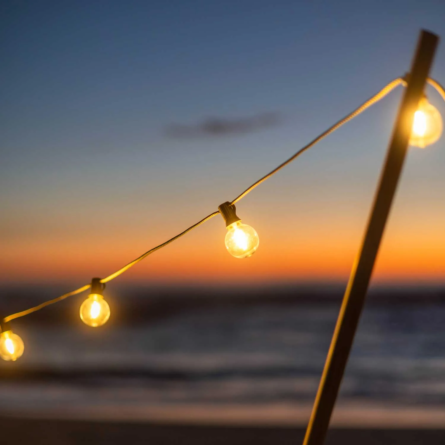 Retro Lichterkette für Camping & Vanlife Gemütlichkeit mit 10 Lichtern