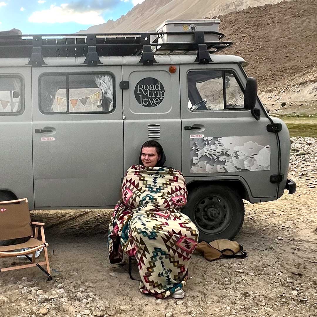 Magnetschild mit Lanndkarte zum Einzeichnen vom Roadtrip