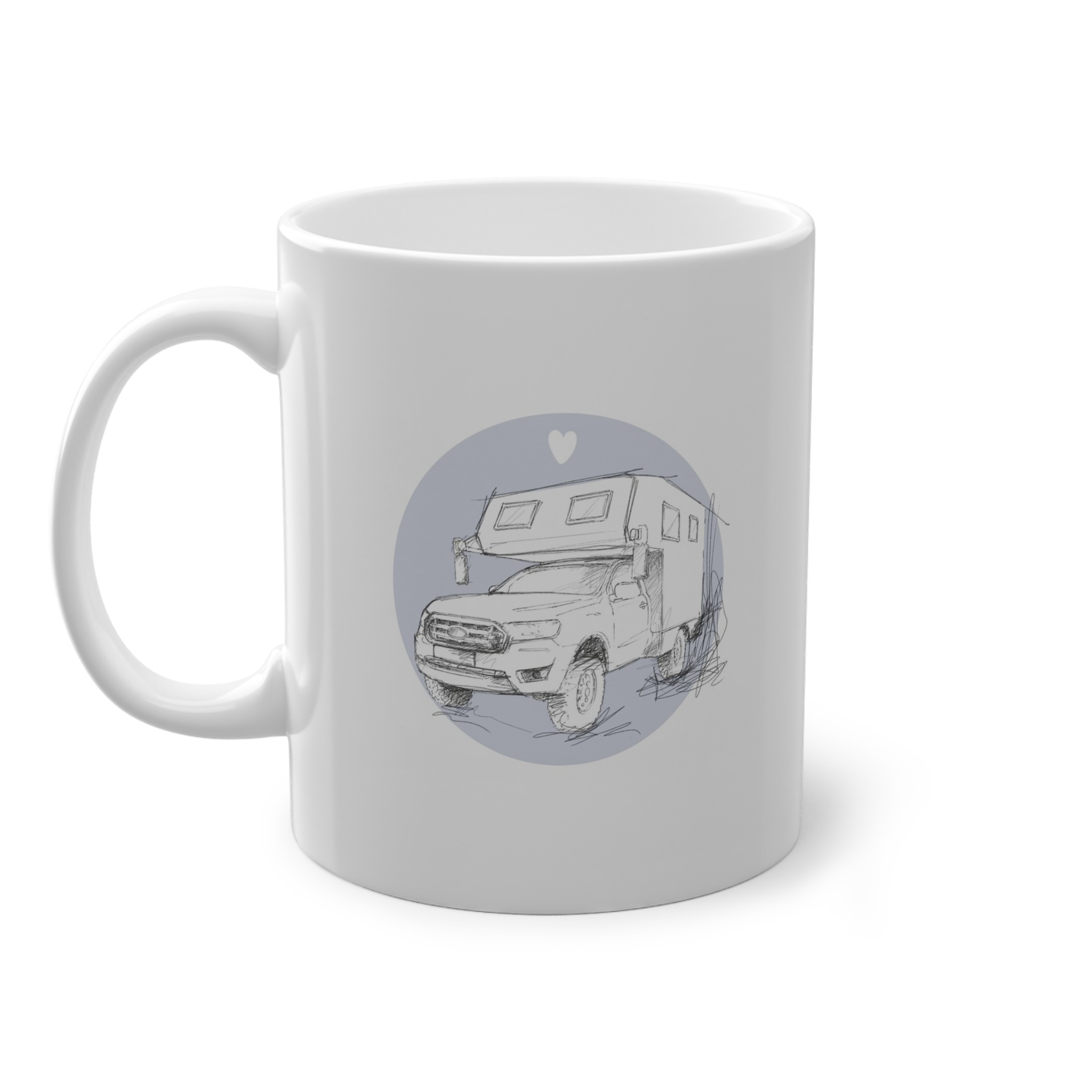 Tasse mit Ford Ranger PickUp und Kabine – Bild 6
