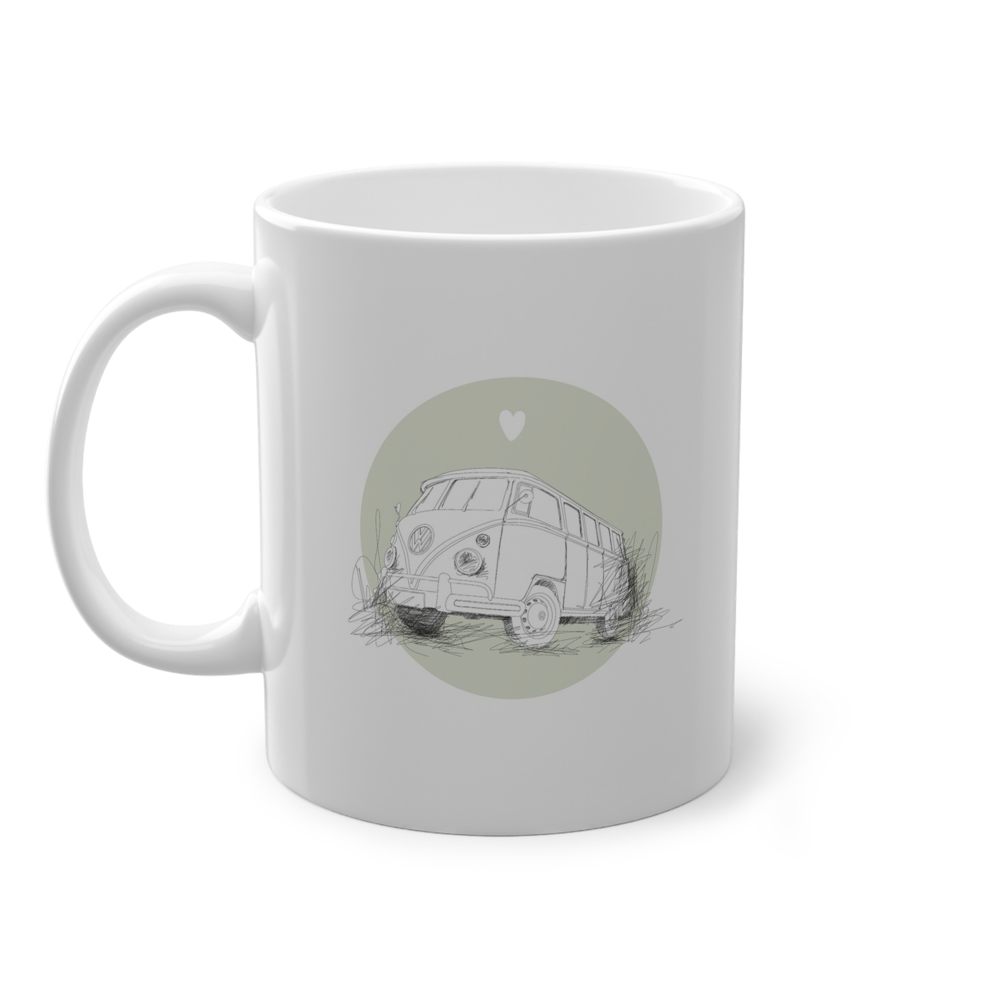 Tasse mit klassischem VW Bulli – Bild 6