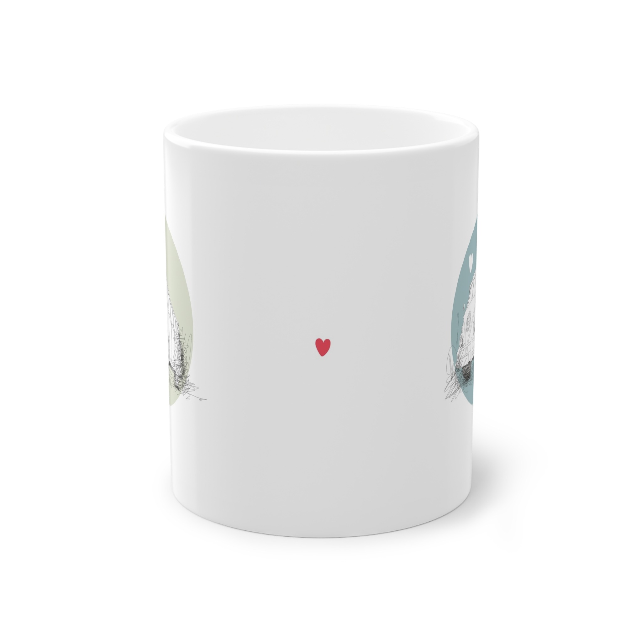 Tasse mit klassischem VW Bulli – Bild 7
