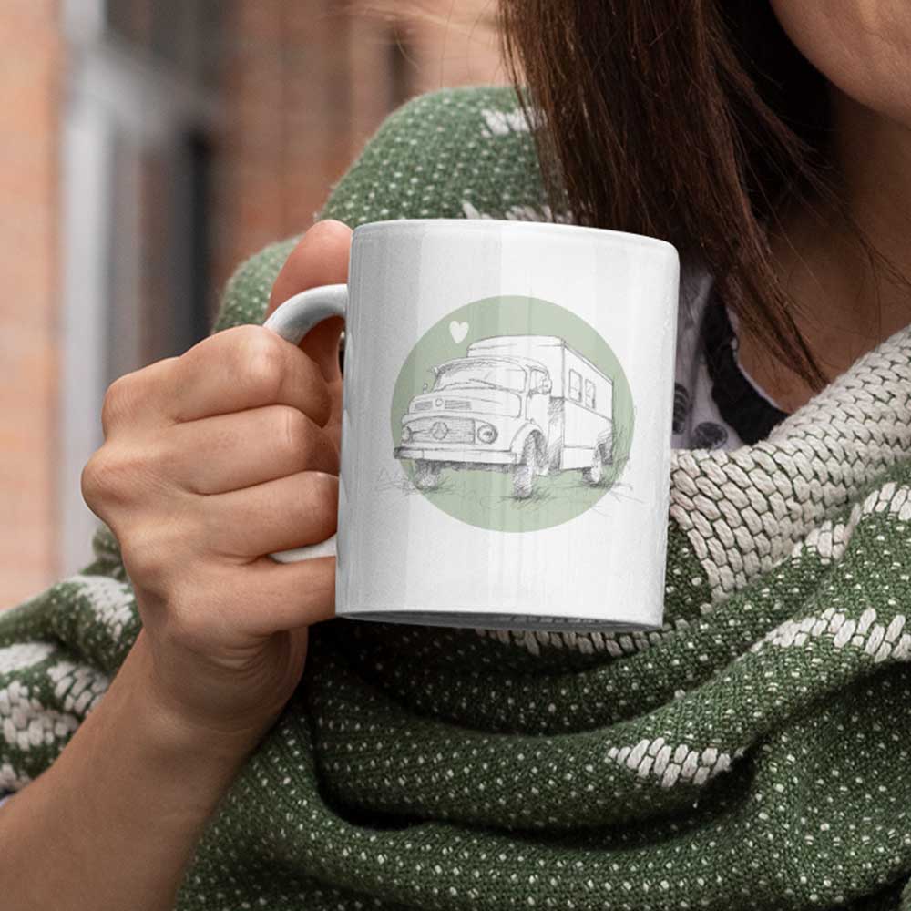 Tasse für LKW Overlander Camping