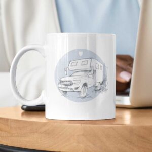 Tasse mit Ford Ranger PickUp und Kabine