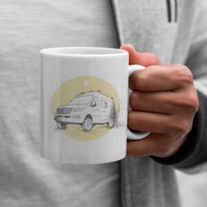 Tasse für Dein Abenteuer im Allrad Kastenwagen