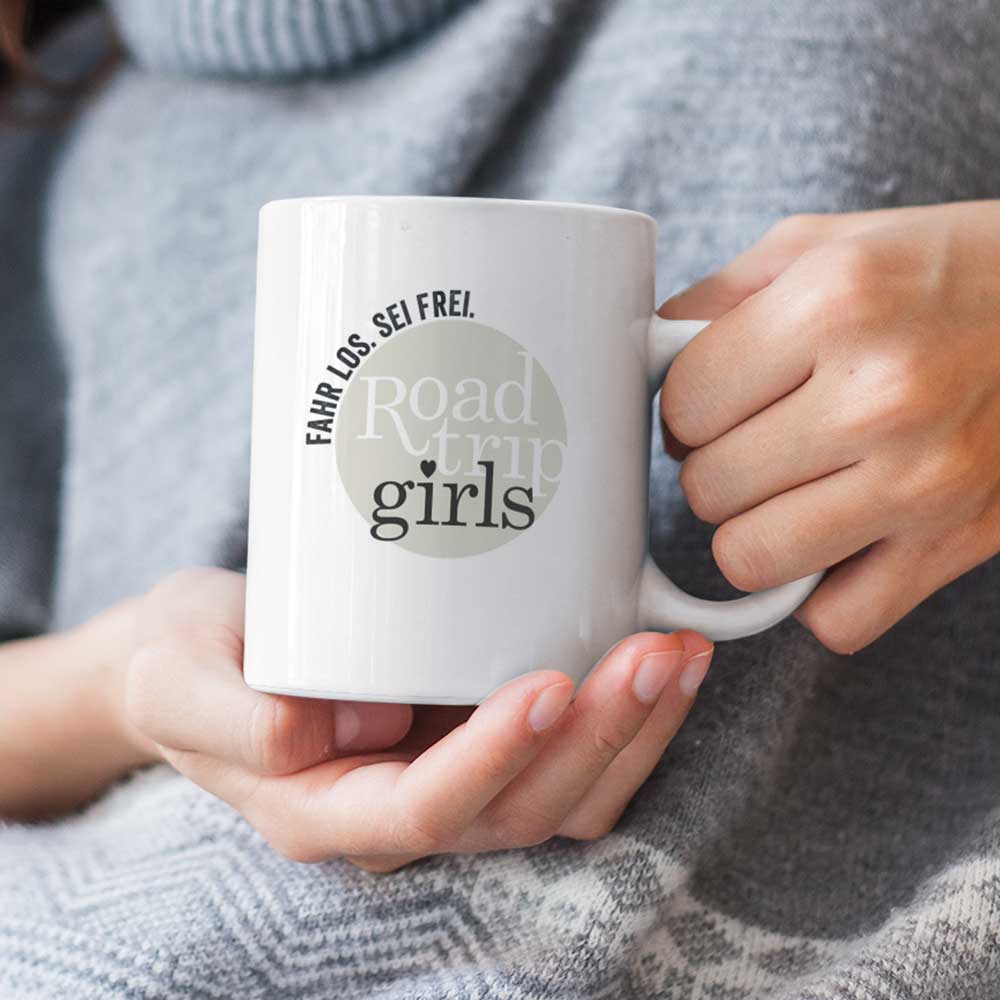RoadtripGirls Tasse mit motivierenden Worten – Bild 2