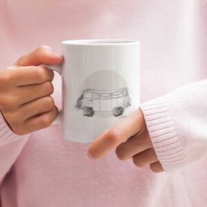 Tasse mit UAZ Buchanka Love Zeichnung