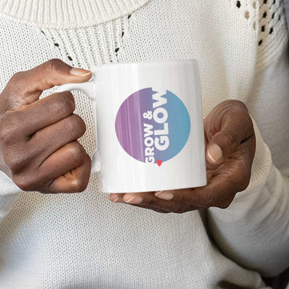 Tasse ATME LÄCHLE - GROW GLOW